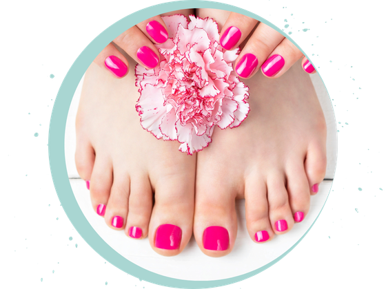 Onychomycosis result with visibly clear and healthy nails